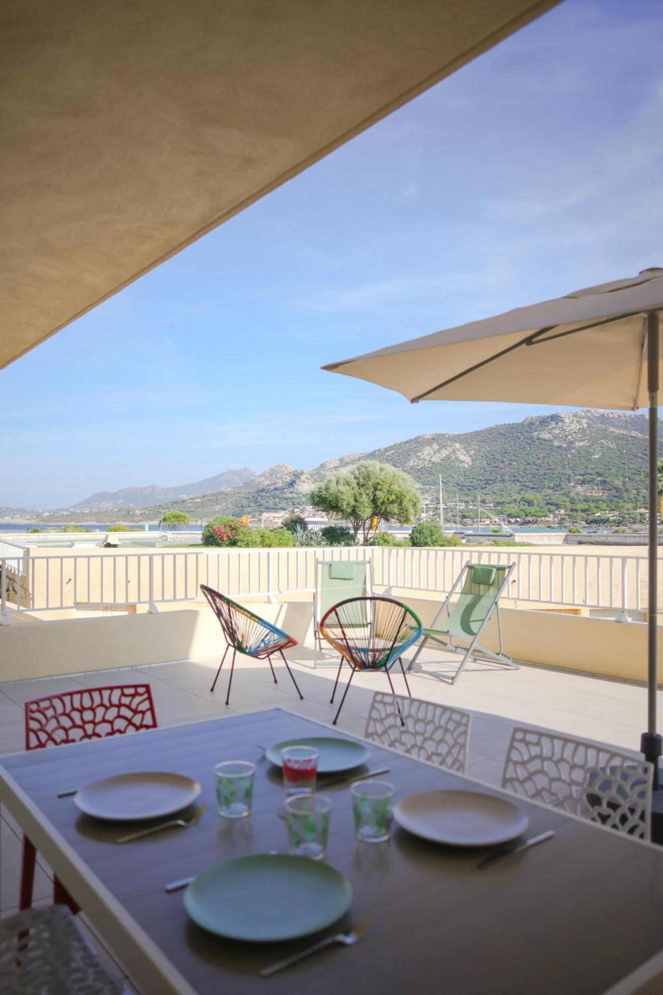 Appartement La Balagne , Bord De Mer, Grande Terrasse, Sant'Ambroggio Лумйо Екстер'єр фото